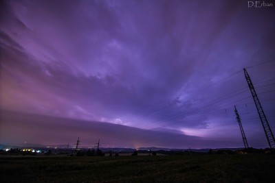 Příchod bouřky <br />Hazlov 7.6.2015, 3:02 <br />Roll cloud?